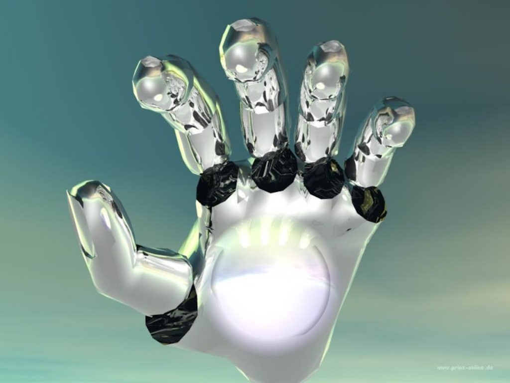 Robot Hand Wallpaper