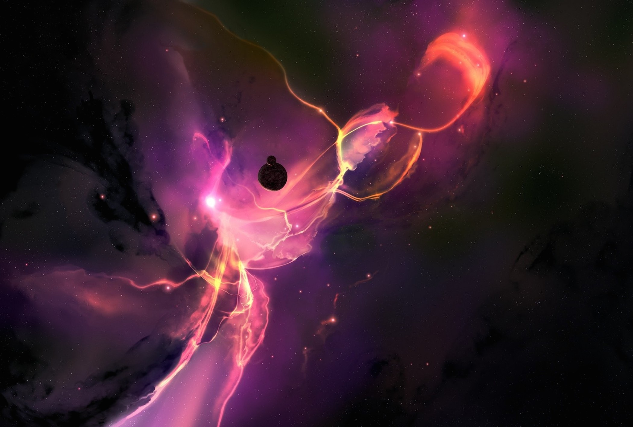 Outer Space JoeJesus Wallpaper
