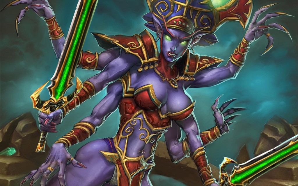 World of Warcraft Horde Wallpaper with fierce fantasy warrior artwork