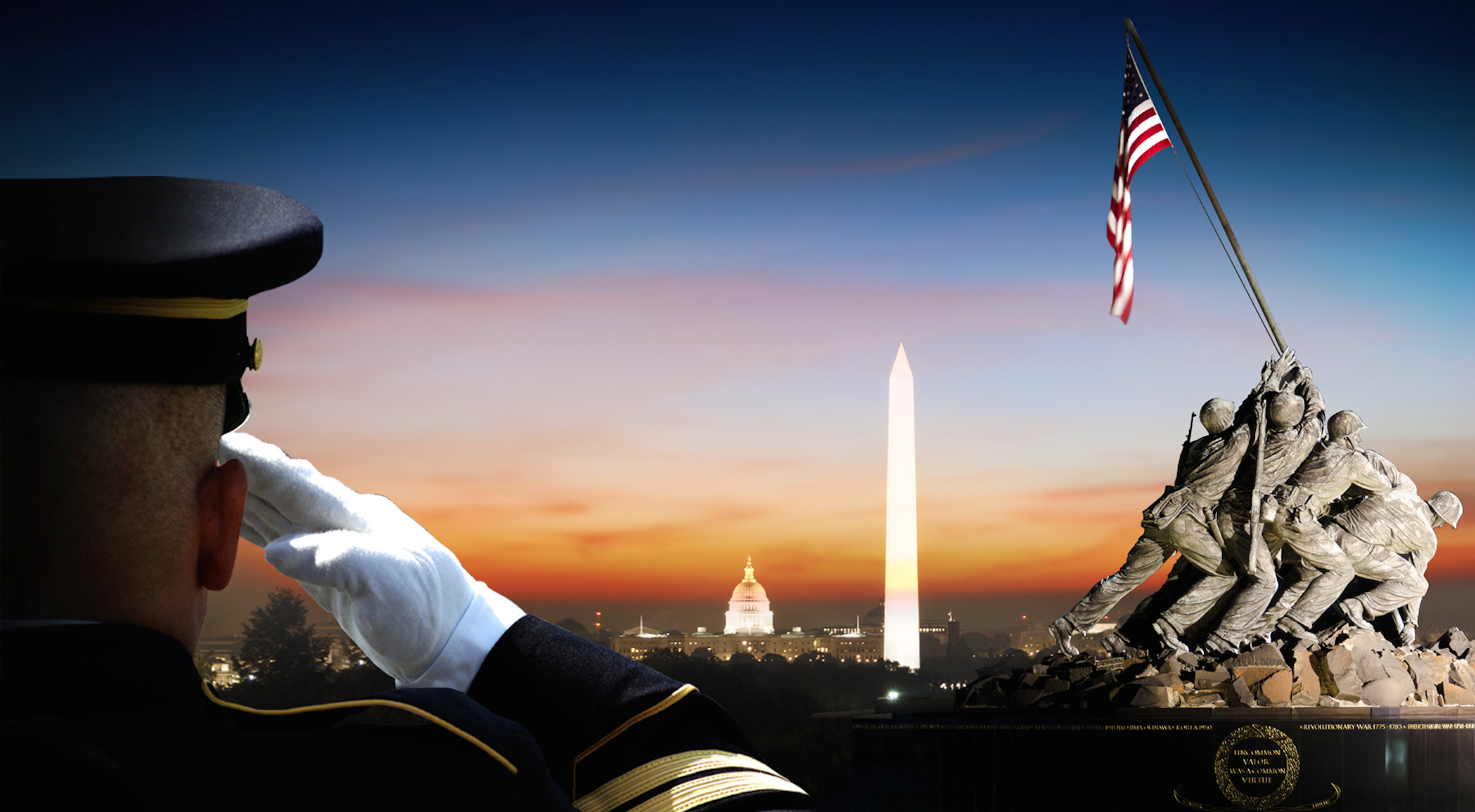 Salute American Flag Wallpaper
