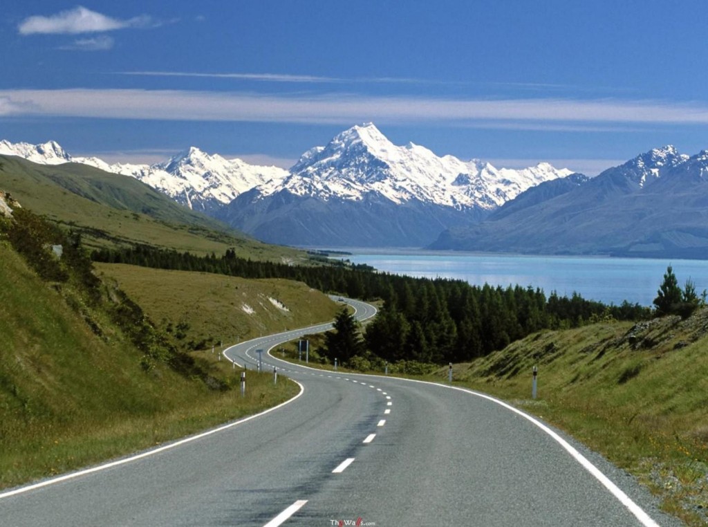 New Zealand Aoraki-Mount Cook National Park Wallpaper