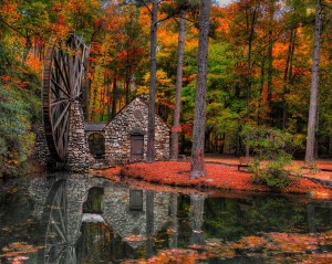 autumn-water-mill-wallpaper