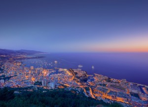 monaco-sunset-aerial-view-wallpaper