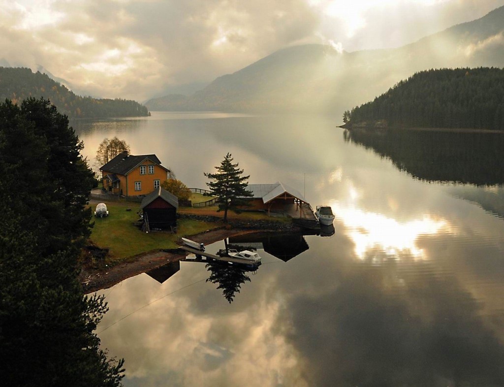 telemark-canal-norway-wallpaper
