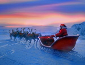 santa-riding-sleigh-wallpaper